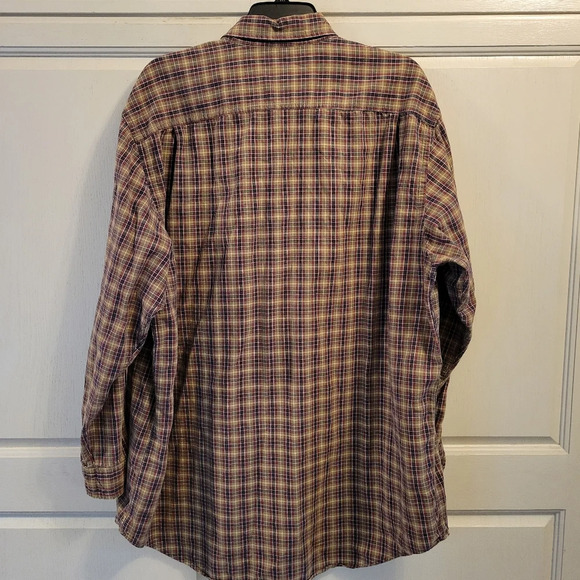 Vintage Abercrombie & Fitch Plaid Long Sleeve Button Up Shirt - Picture 2 of 5
